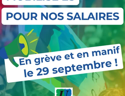 29 Septembre en grève et en manisfestation !